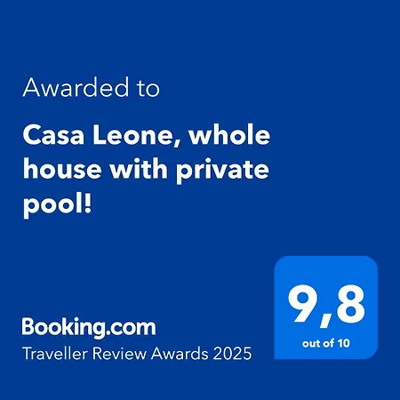 Vakantiehuis Casa Leone, Whole House With Private Pool! *